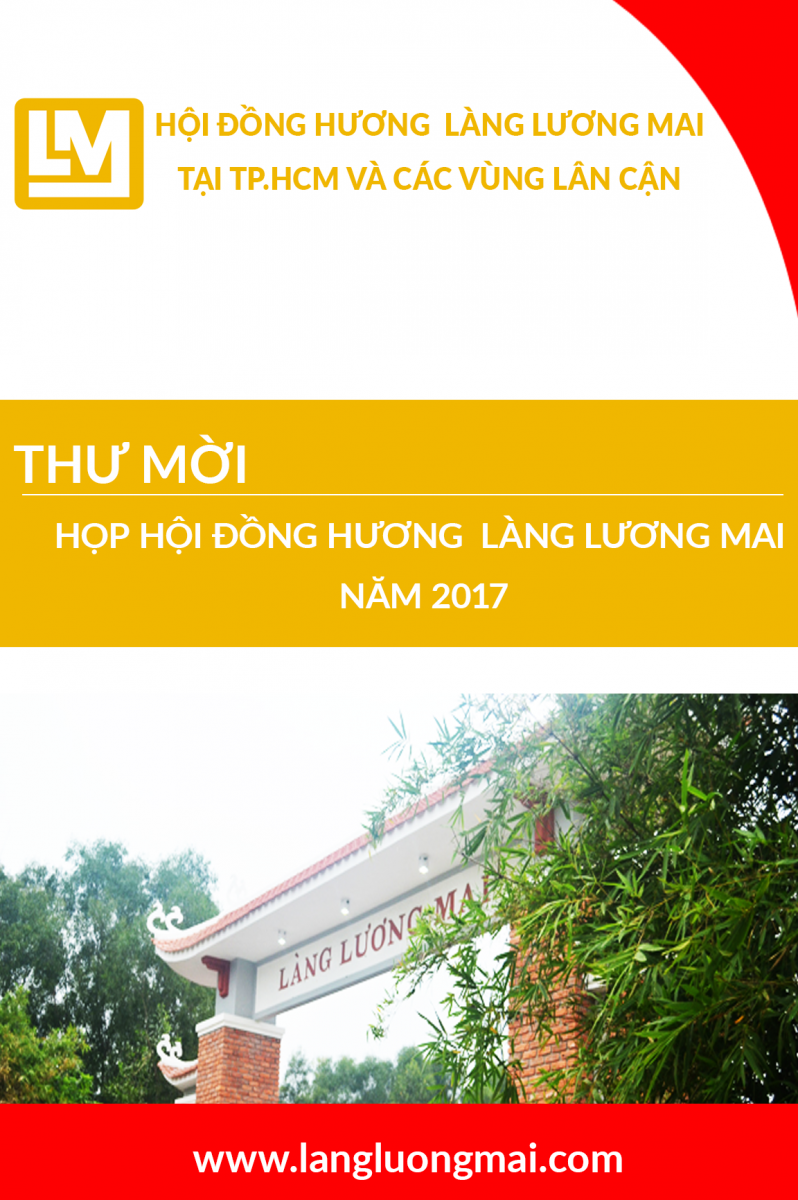 Họp hội Đồng hương Làng Lương Mai