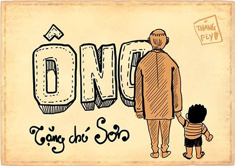 Bộ tranh về người ông khiến dân mạng xúc động rơi lệ