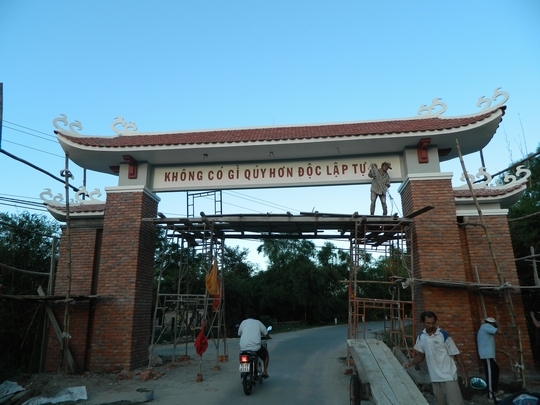 Lễ khánh thành cổng chào Làng Lương Mai