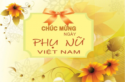 Chúc mừng ngày phụ nữ Việt Nam 20-10