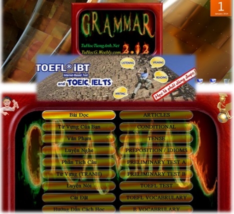 Download Grammar 2.12 Full mới nhất 2014 - Phần mềm học tiếng anh miễn phí hay nhất